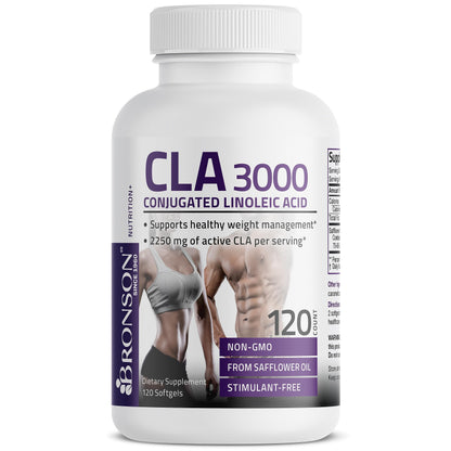 Bronson CLA 3000 Extra High Potency Supports Healthy Weight Manage
