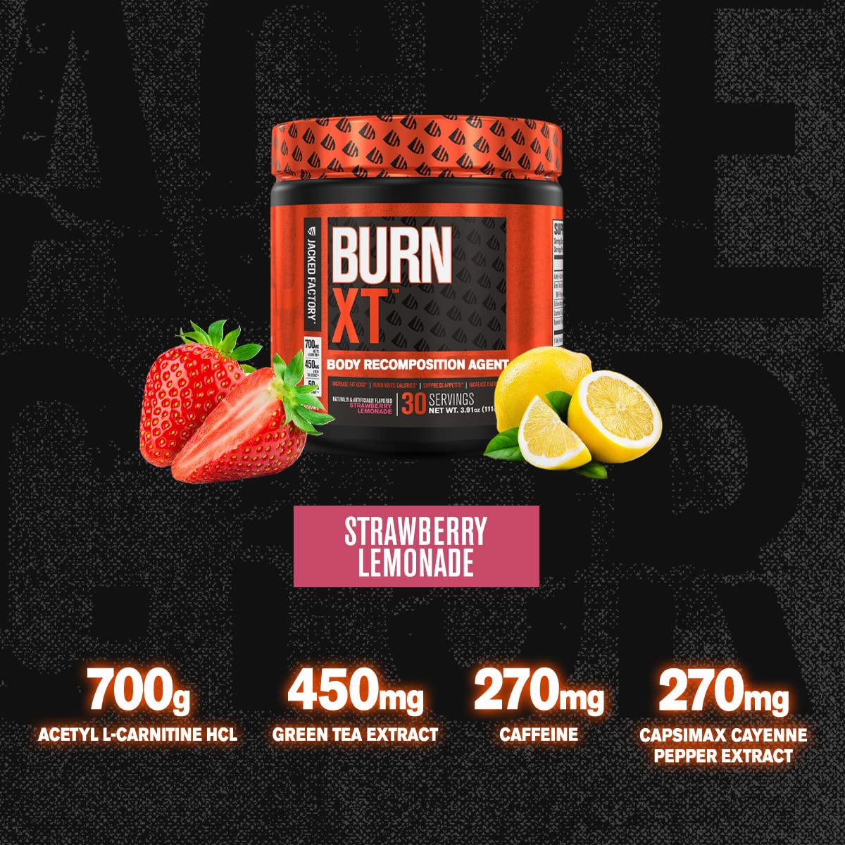 Burn-XT Powder for Men & Women - Improve Focus & Increase Energy Jacked Factory