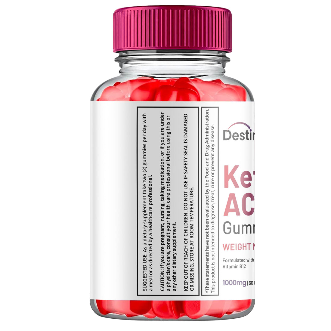 (5 Pack) Destiny Keto ACV Gummies, Destiny Keto ACV Gummies Advanced Weight Loss