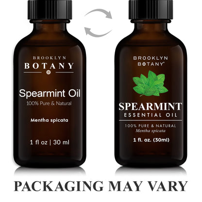 Brooklyn Botany Spearmint Essential Oil – 100% Pure and Natural – Premium Grade Oil