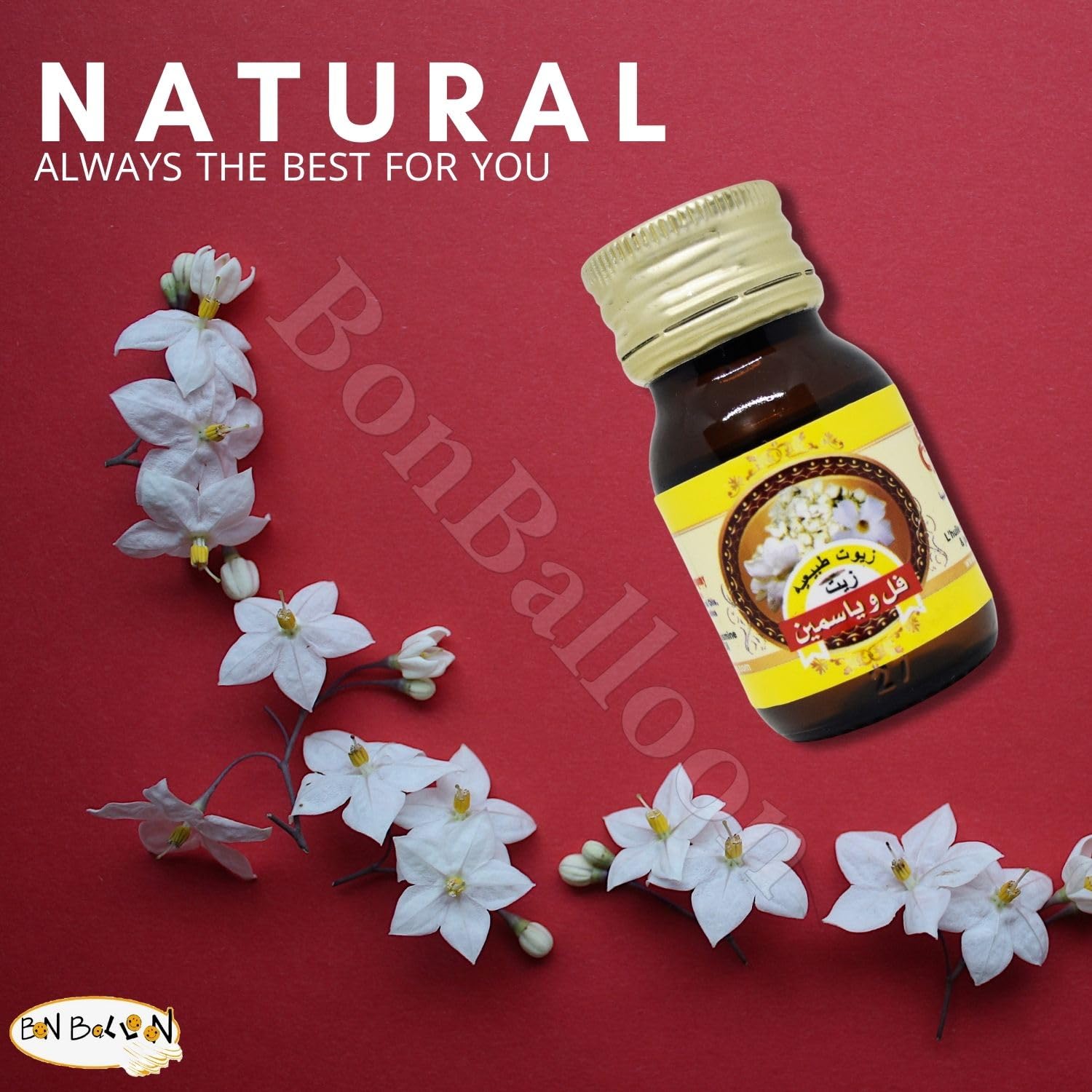 1 Pack Pure & Natural Jasmine Oil Cold Pressed El Captain Elcaptain Natural Concentrated Crude bonballoon