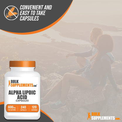 BULKSUPPLEMENTS.COM Alpha Lipoic Acid Capsules - ALA Supplement, Alpha Lipoic