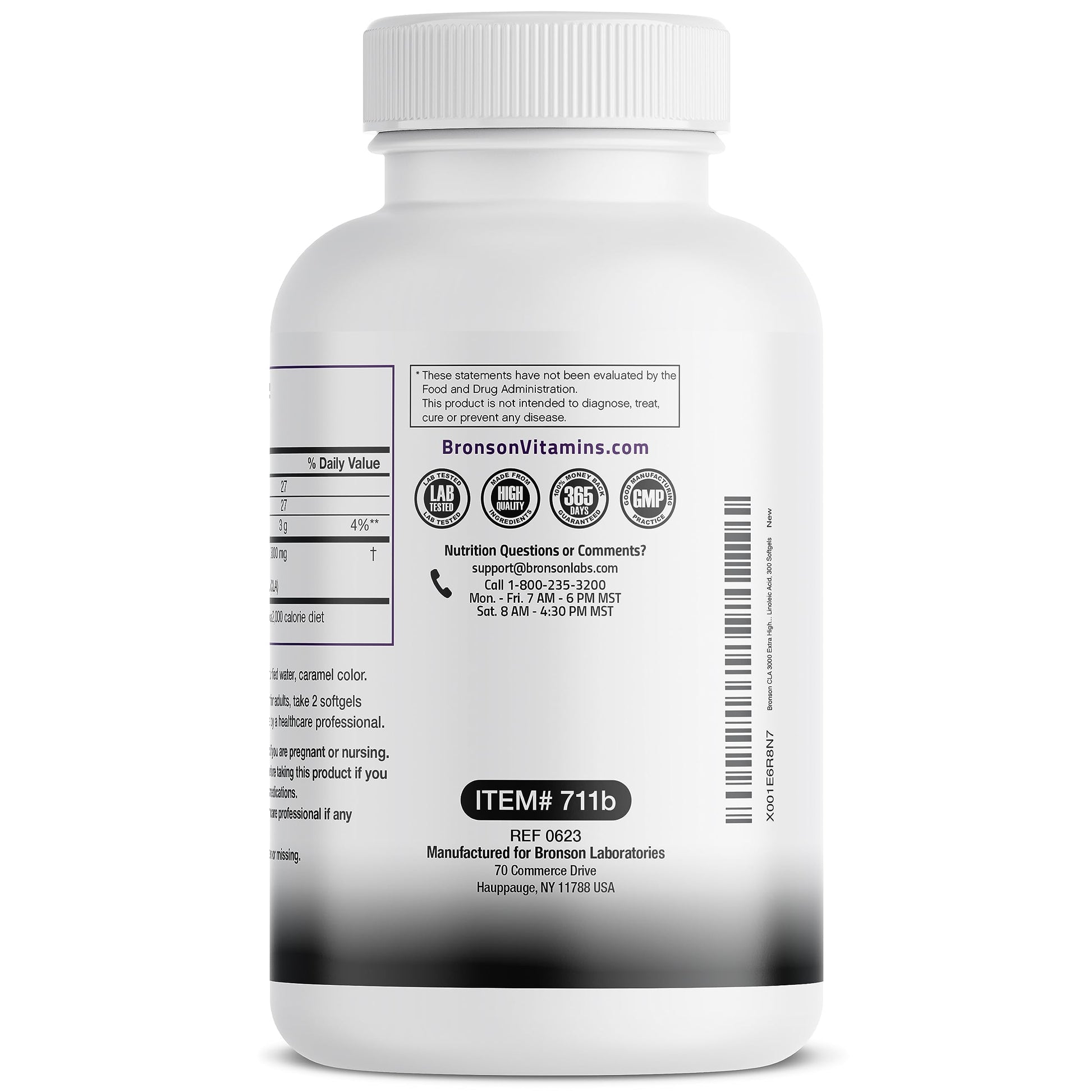Bronson CLA 3000 Extra High Potency Supports Healthy Weight Managem