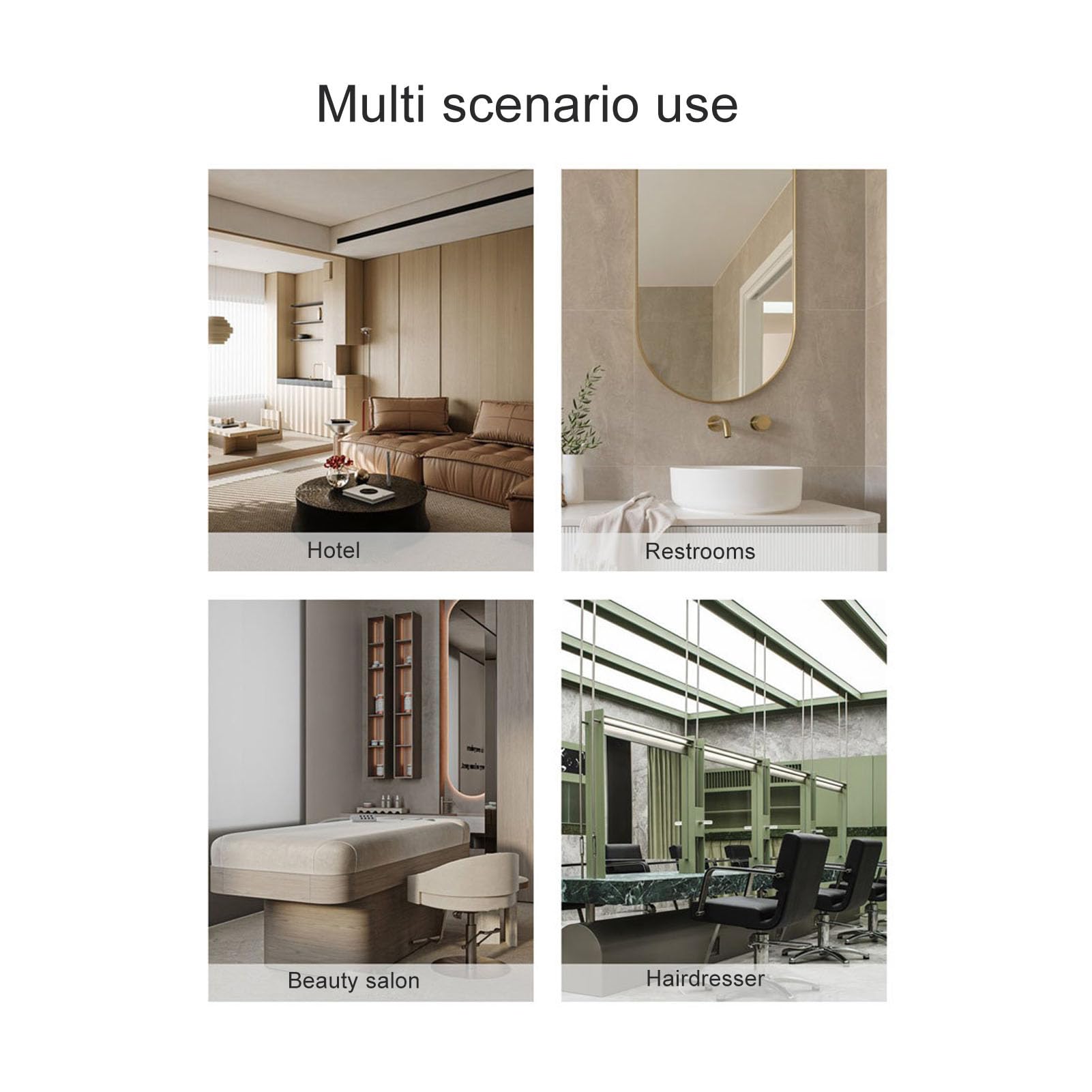 100ml Efficient Automatic Aroma Diffuser, Mini Essential Oil Diffuser Adjustable App Control Plug TOPINCN