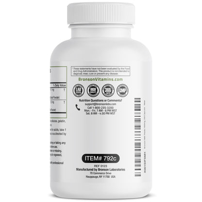 Bronson Milk Thistle Silymarin Marianum & Dandelion Root Liver Health Support Bronson