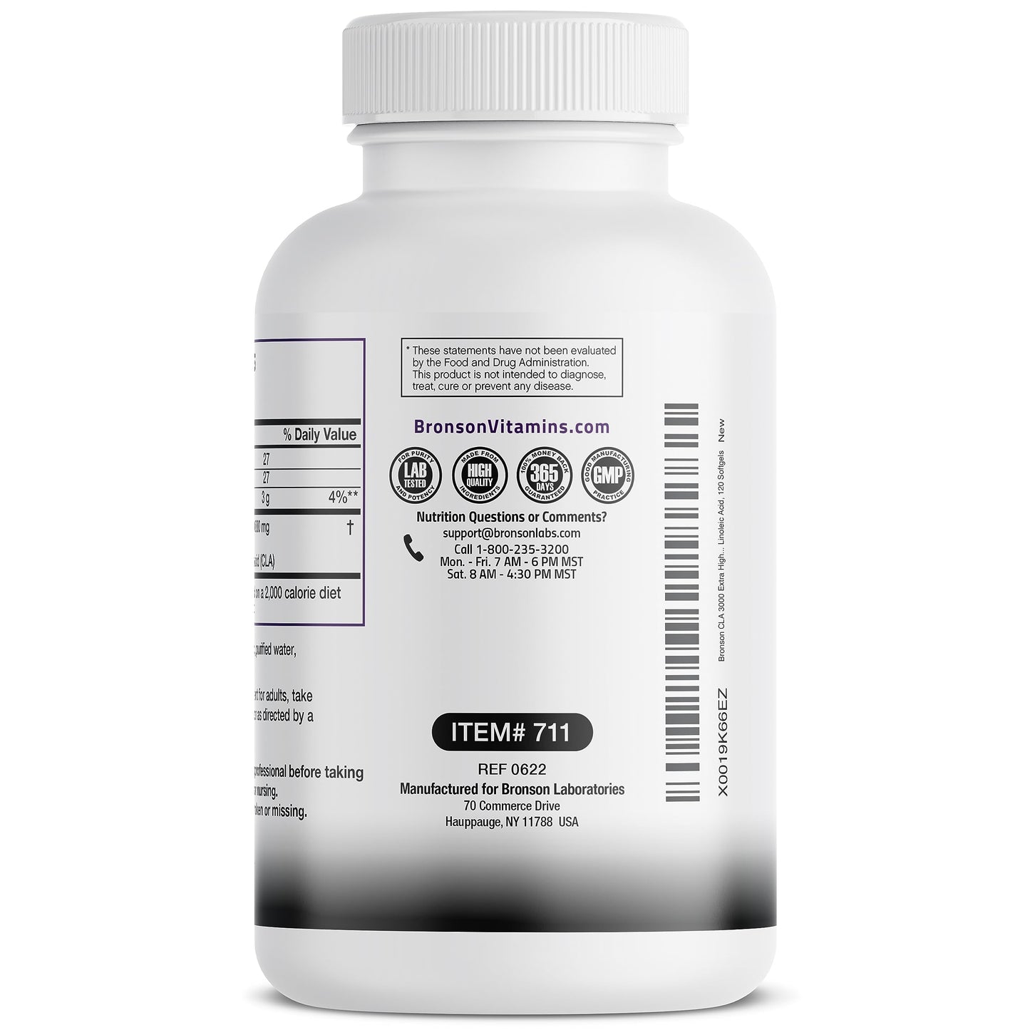 Bronson CLA 3000 Extra High Potency Supports Healthy Weight Manage