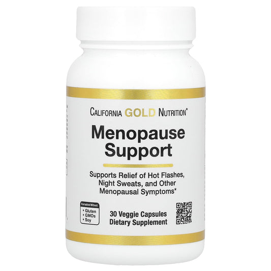 California Gold Nutrition Menopause Support, 30 Veggie Capsules