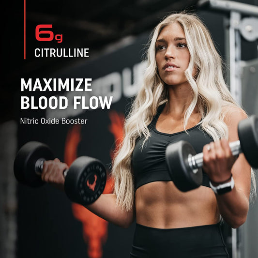 Bucked Up Pre Workout 6 Grams Citrulline, 2 Grams Beta Alanine, and 3 Other Registered Bucked Up