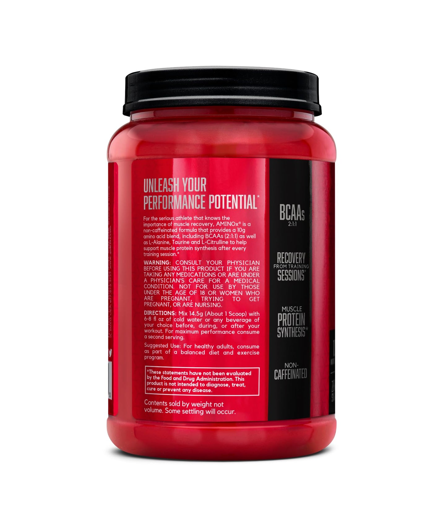 BSN Amino X Muscle Recovery & Endurance Powder with BCAAs, Intra Workout Support BSN