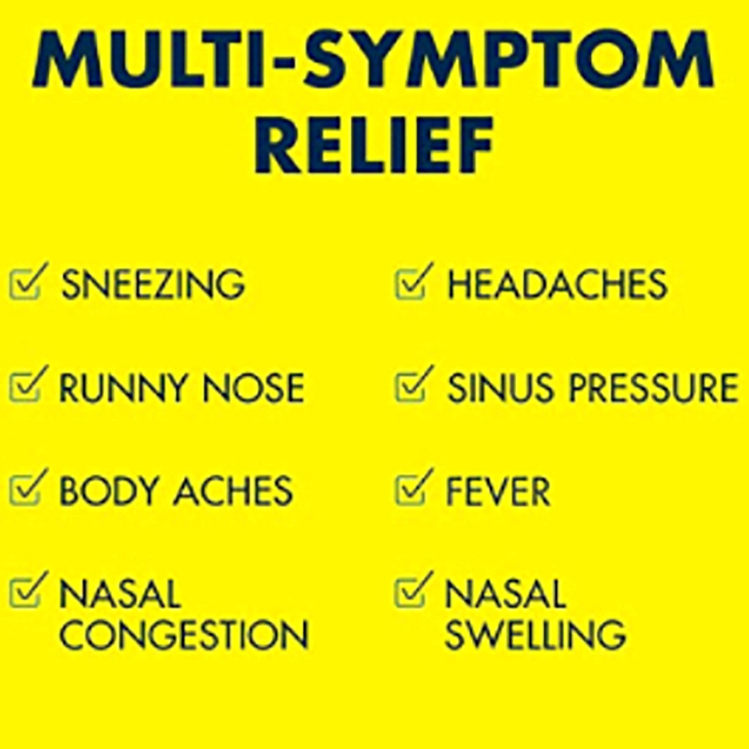 Advil Multi Symptom Cold and Flu Medicine, Cold Medicine for Adults with Ibuprofen, Phenylephrine HCL Advil