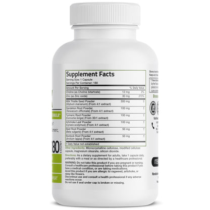 Bronson Liver Detox Advanced Detox & Cleansing Formula Supports Health Liver Function Bronson