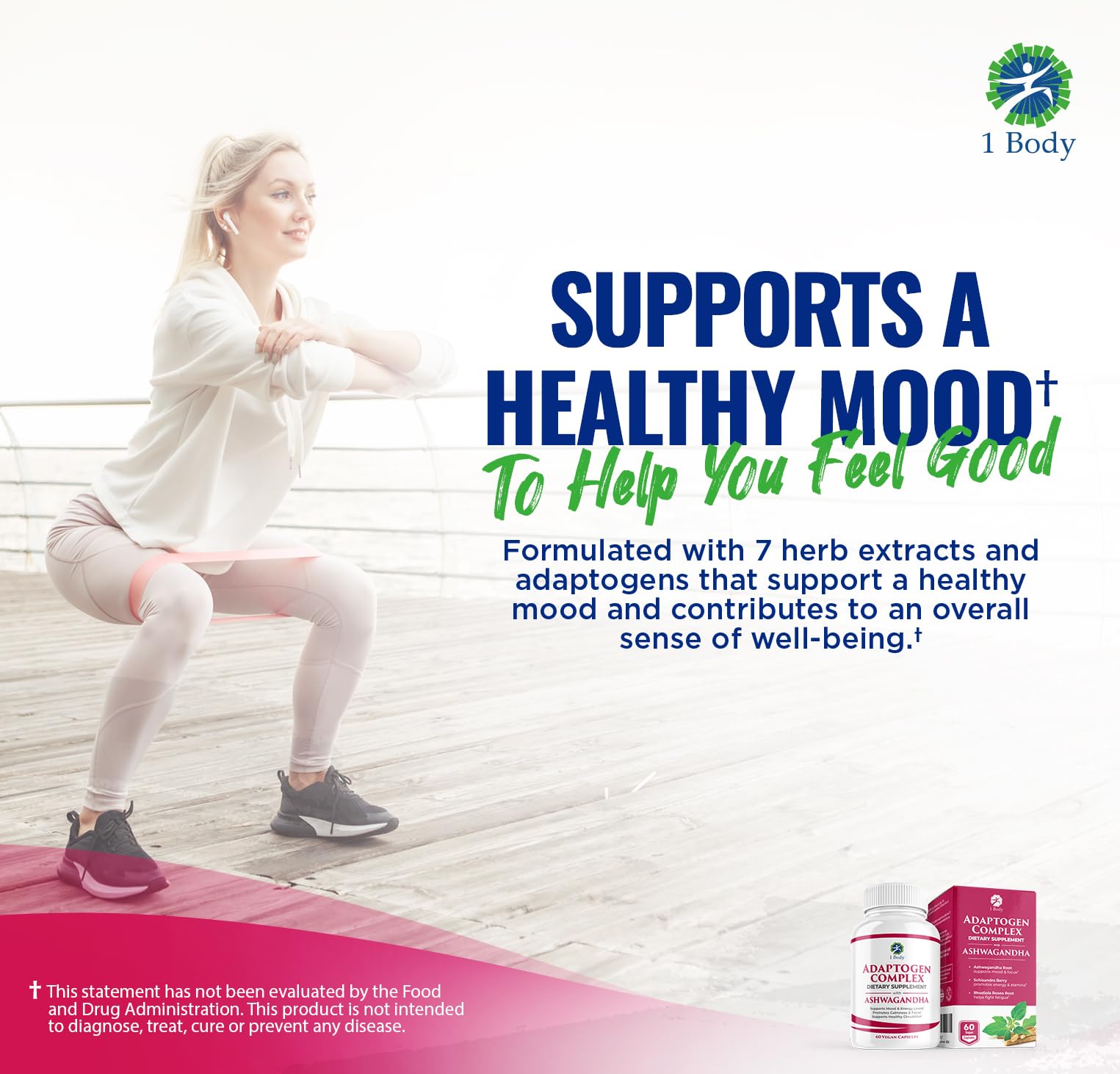 1 Body Adaptogen Complex with Ashwagandha