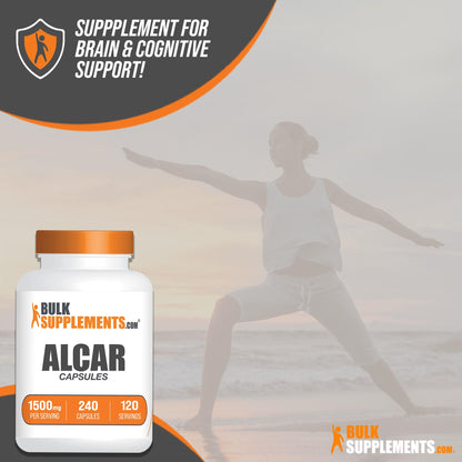 BULKSUPPLEMENTS.COM Acetyl L-Carnitine Capsules - ALCAR HCl, Carnitine Supplement BULKSUPPLEMENTS.COM