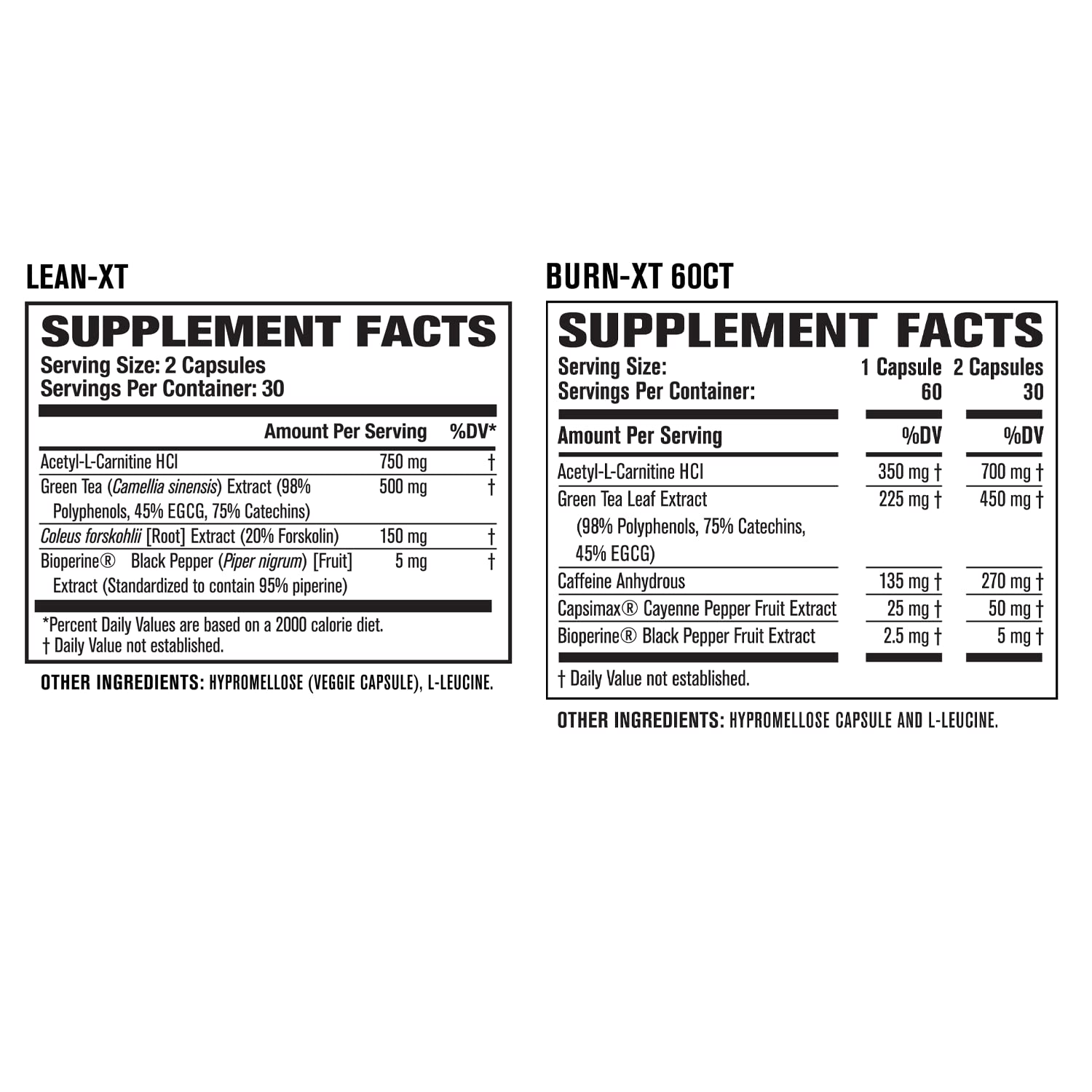 Burn-XT Thermogenic Fat Burner, Lean PM Nighttime Fat Burner & Sleep Aid Jacked Factory