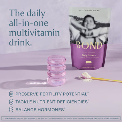 BOND Daily Balance and Myo-Inositol & D-Chiro Inositol Capsules Bundle: Hormone Balance and Healthy
