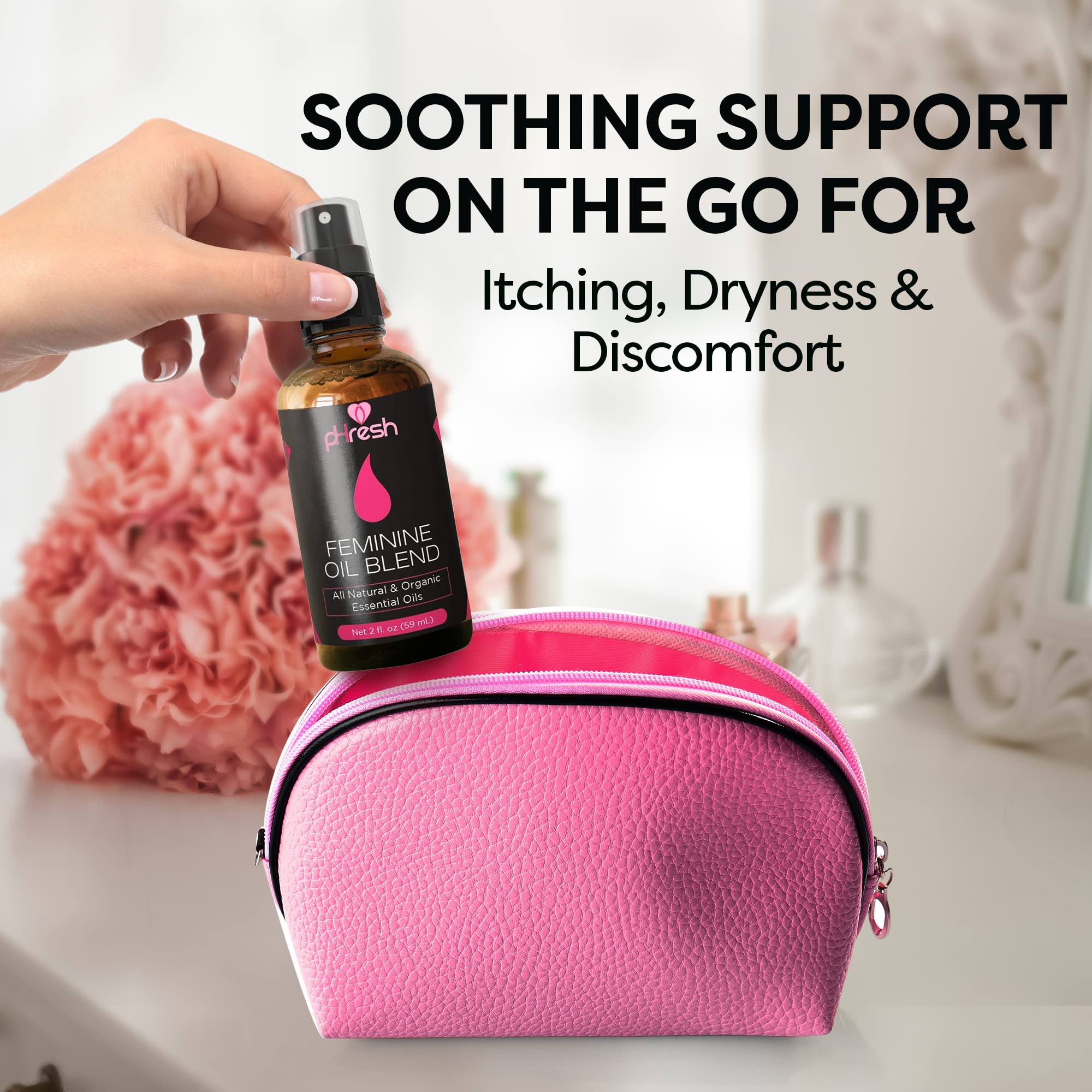 ACE NUTRITION 3 Pack - Boric Acid Suppositories & All Natural Feminine Spray and pH Test Strips ACE NUTRITION