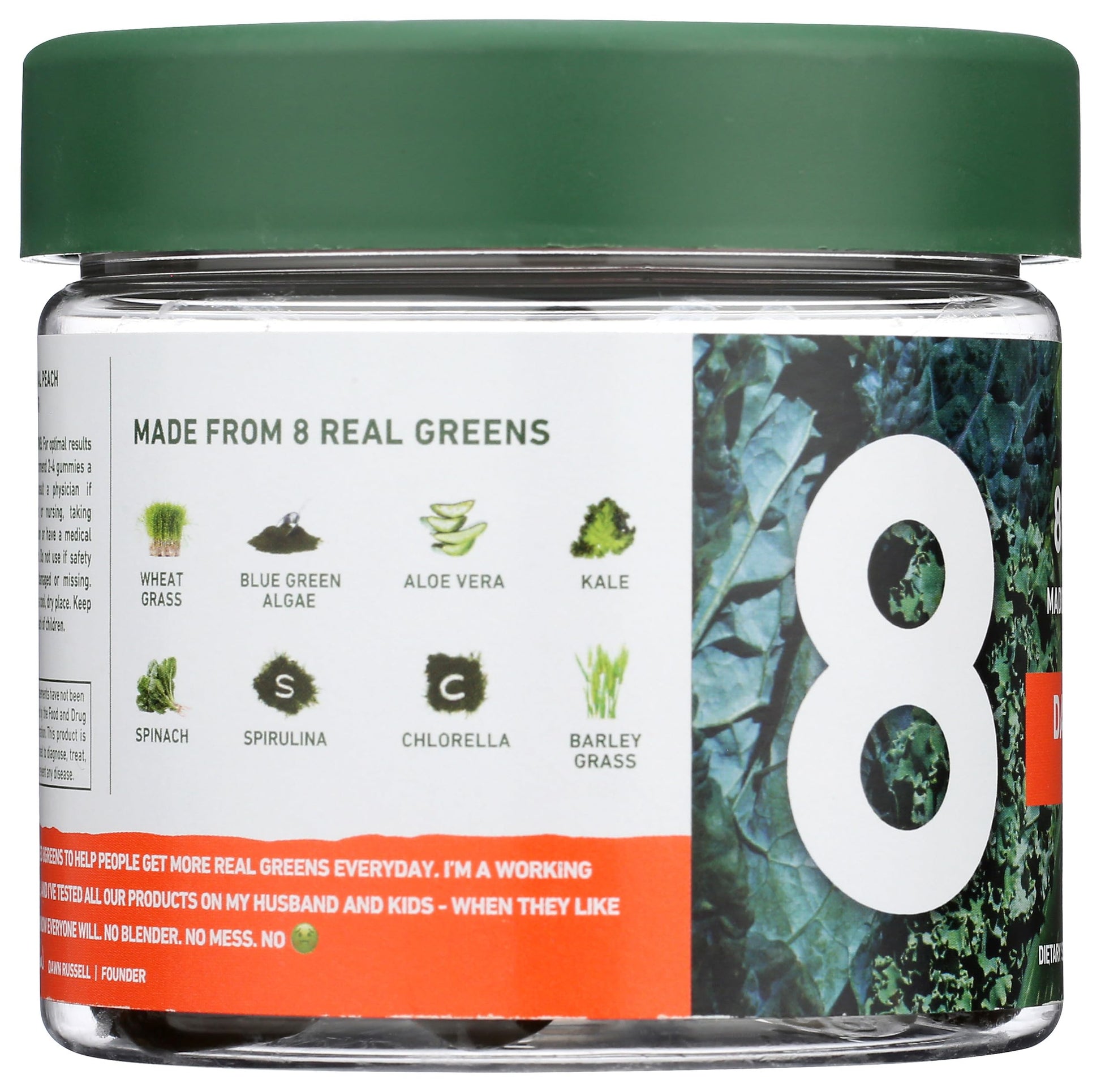 8Greens Daily Greens Gummies - Superfood Booster, Energy & Immune Support 8Greens
