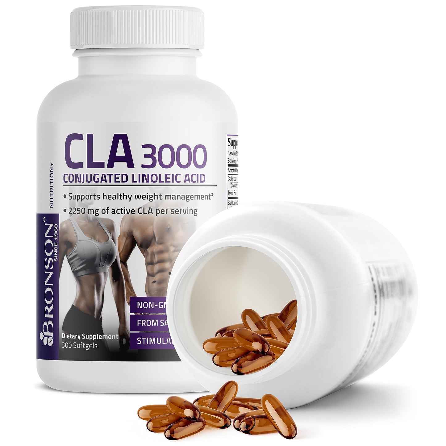 Bronson CLA 3000 Extra High Potency Supports Healthy Weight Managem
