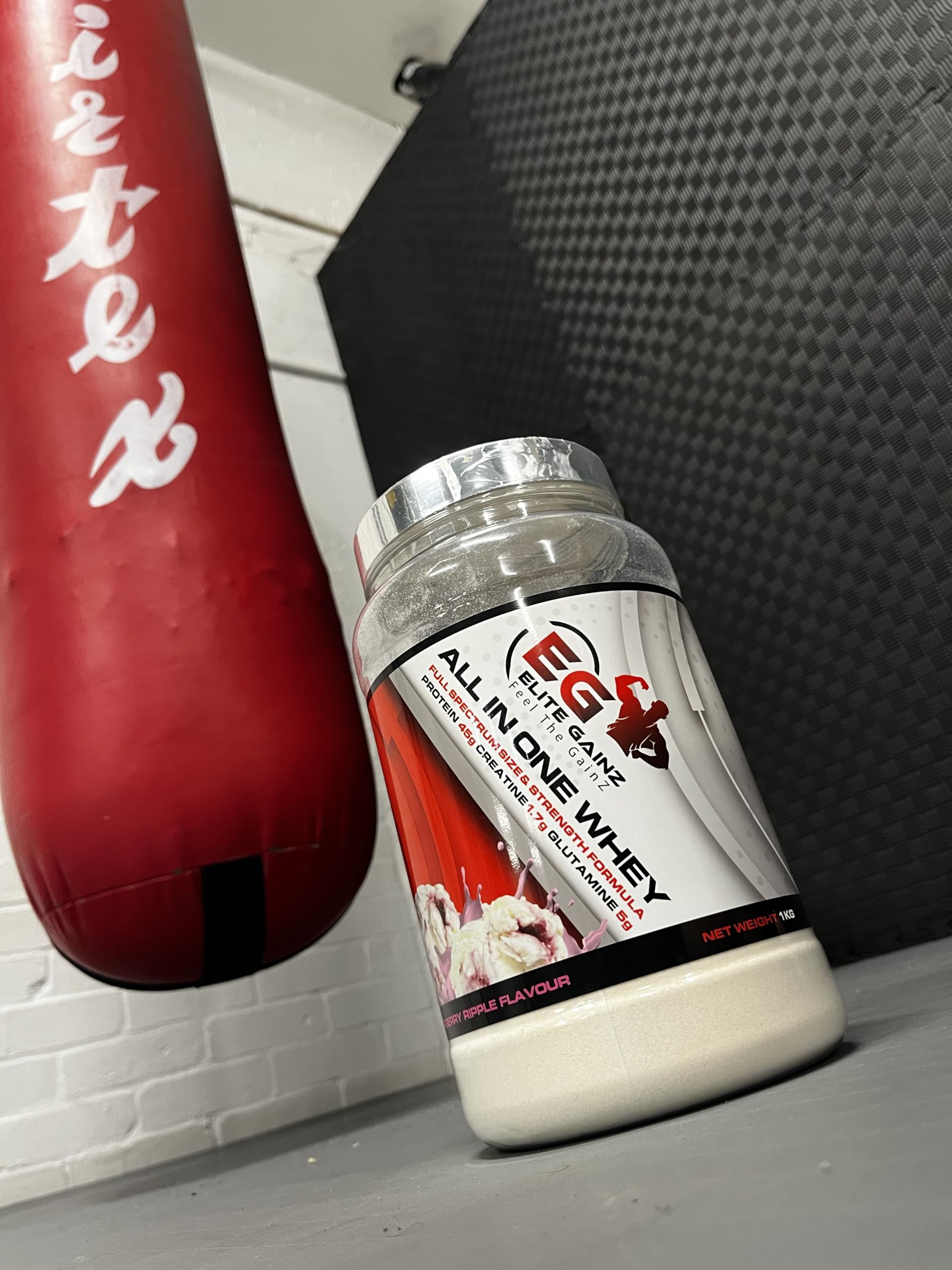 All in One Whey Fuel Your Strength All-in-One Muscle Builder Whey Protein Shake, with 45g Protein Elite Gainz