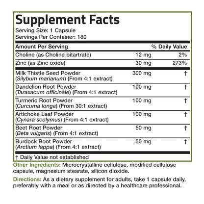 Bronson Liver Detox Advanced Detox & Cleansing Formula Supports Health Liver Function Bronson