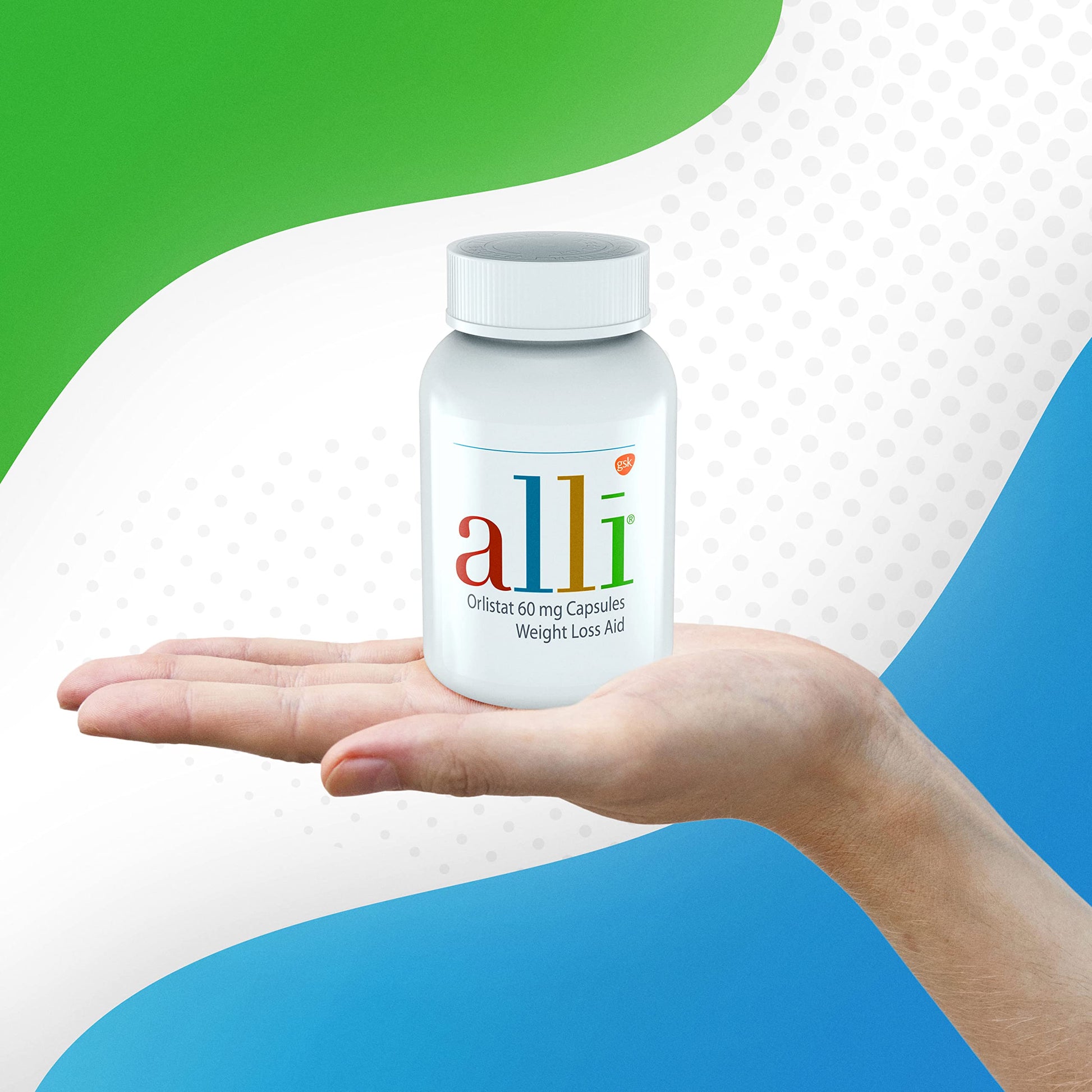 alli Diet Weight Loss Supplement Pills, Orlistat 60Mg Capsules, 170 Count alli