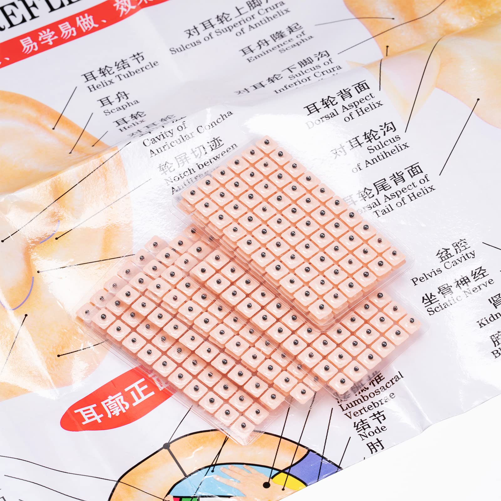 1200 Piece Acupressure Ear Beads Ear Counts Acupuncture Acupressure Tools Disposable Honoson