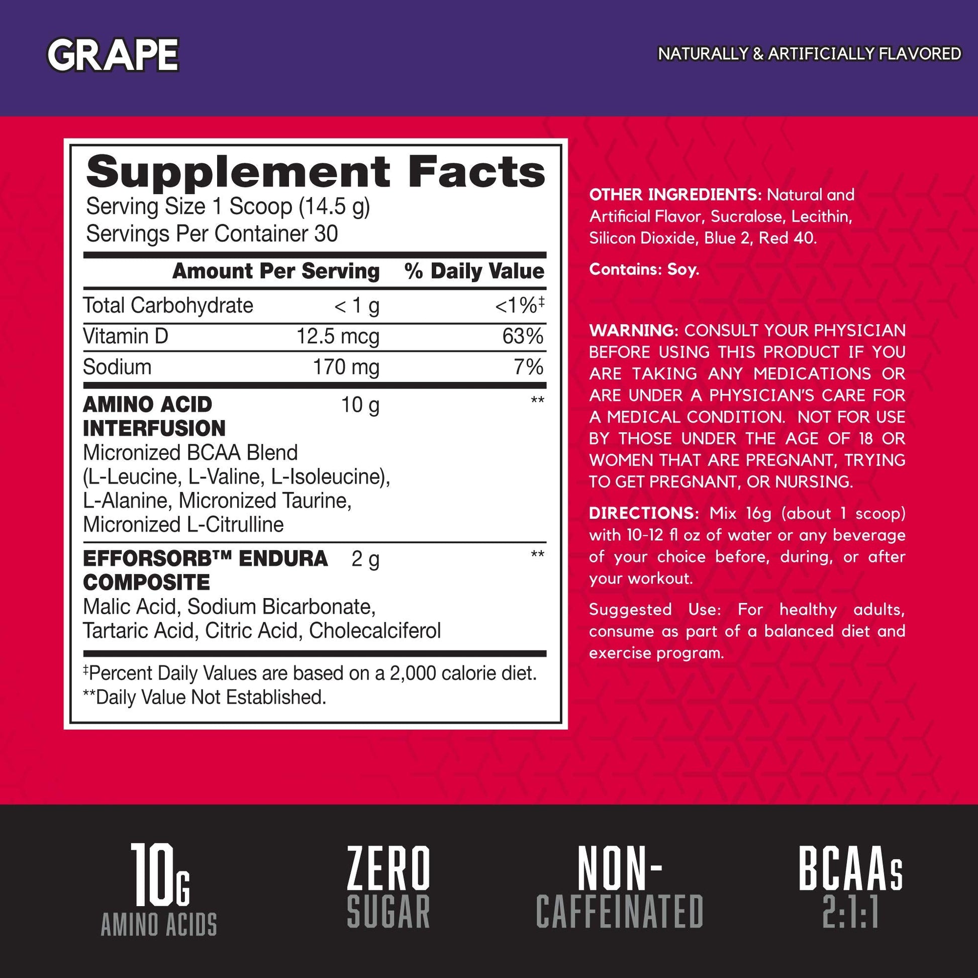 BSN Amino X Muscle Recovery & Endurance Powder with BCAAs, Intra Workout Support BSN