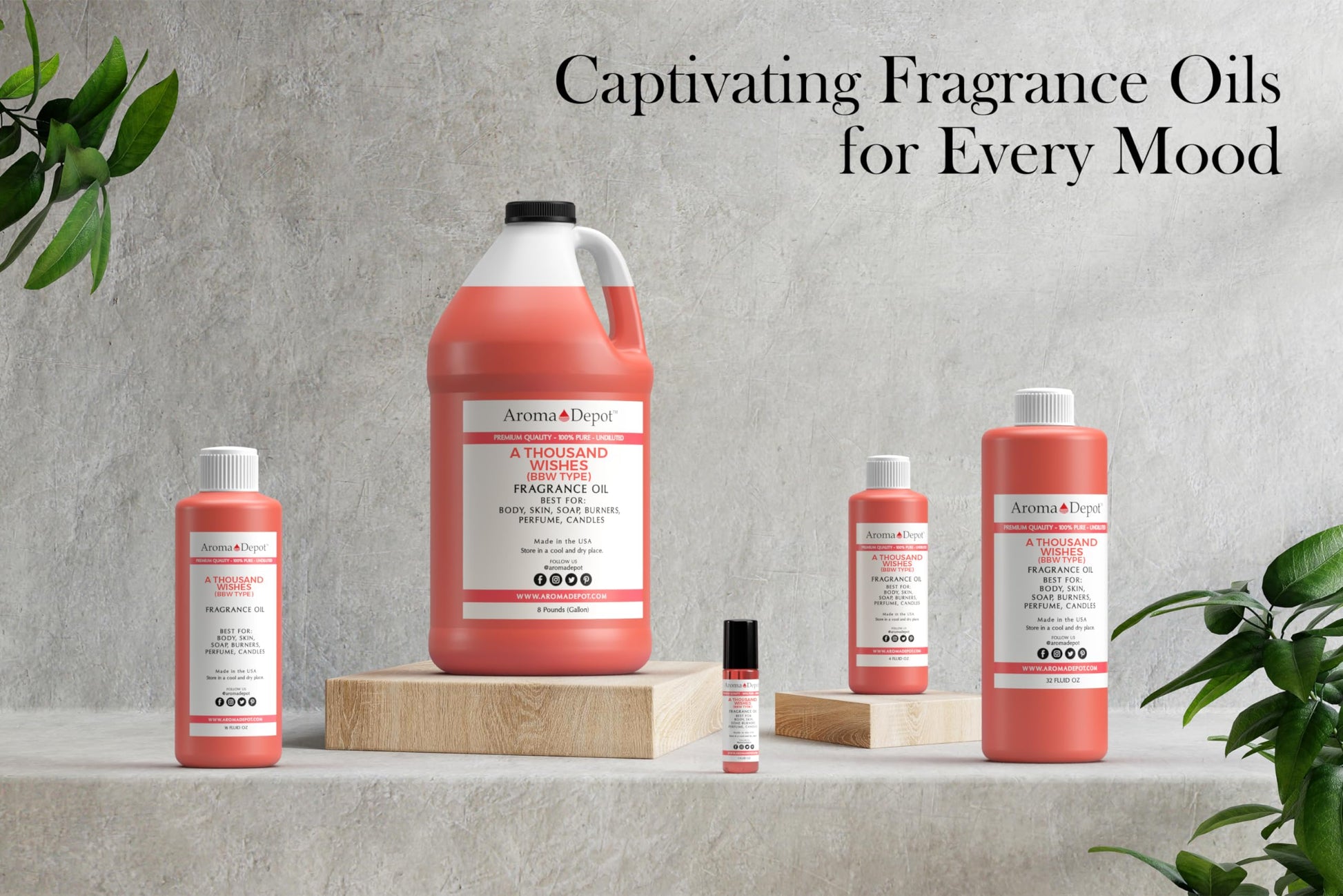 A Thousand Wishes 4oz Fragrance Oil I Perfume I Skin Oil I Scented Oil. DIY Projects Such as Candles Aroma Depot