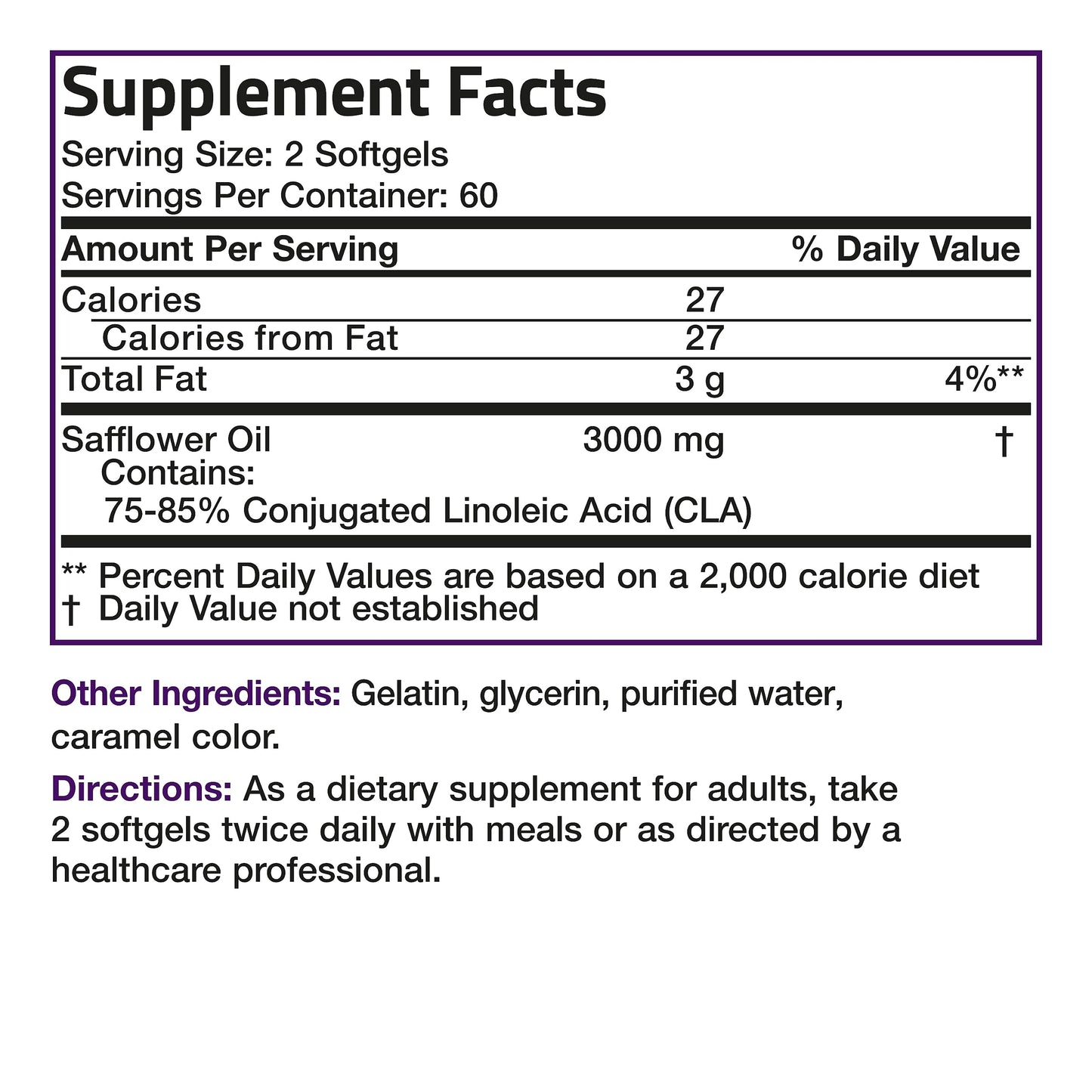 Bronson CLA 3000 Extra High Potency Supports Healthy Weight Manage
