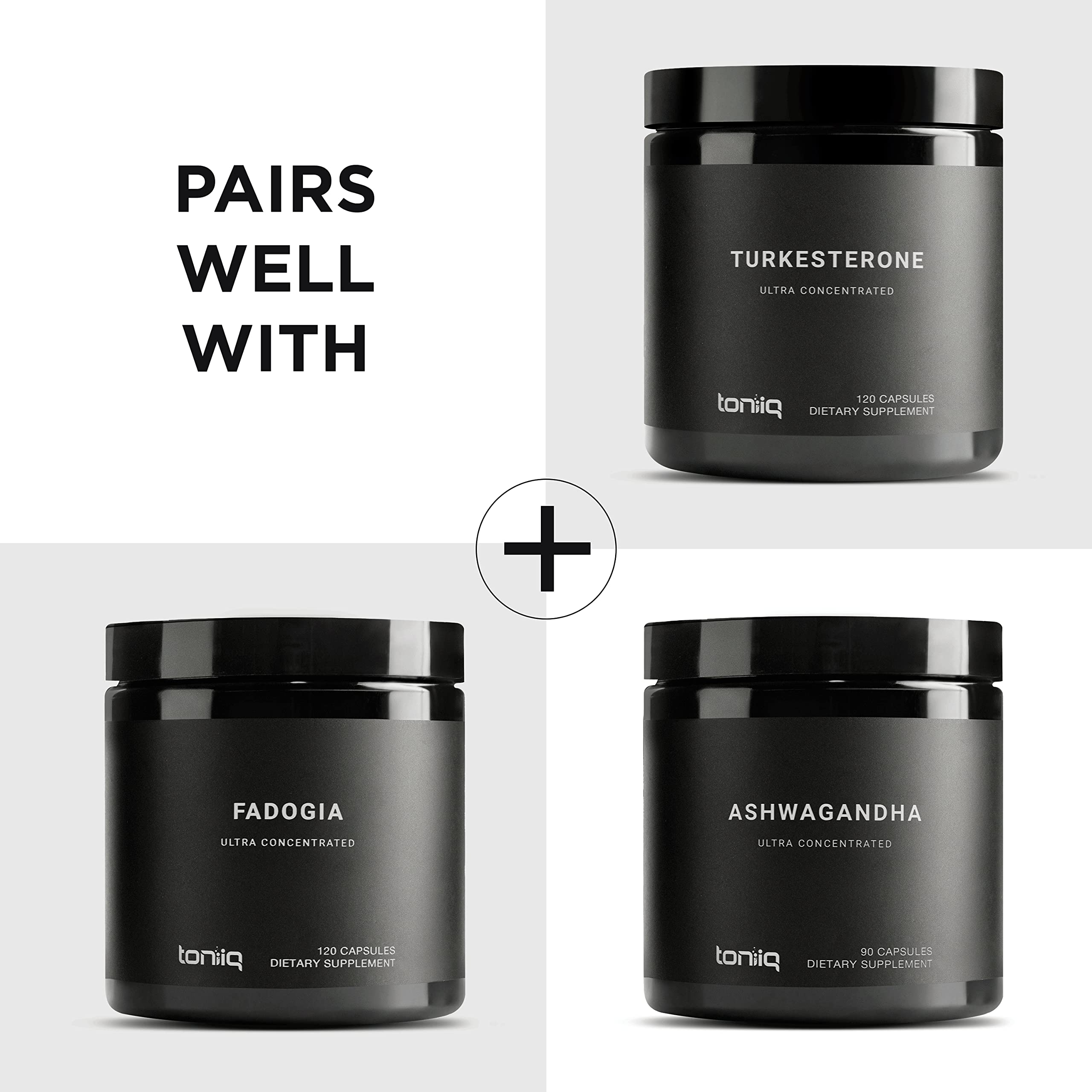 Toniiq Ultra High Strength Tribulus Capsules - 95% Steroidal Saponins - 1300mg Concentra